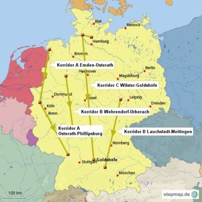 HGÜ Stromtrassen